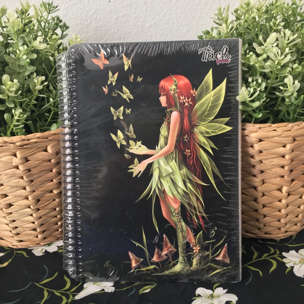 Trick Fairies Vintage Spiral Notebook